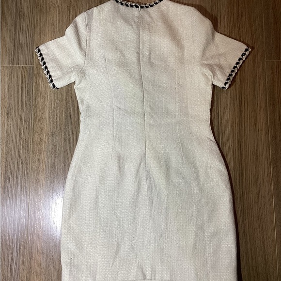 Commense Cream Mini Dress with Black Trim – Size M – NWT‎ - Picture 7 of 7